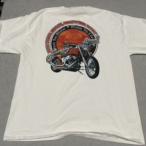 Daytona Bike Week TShirt 2007 White Mens XL Motorcycle Graphic Florida Y2K‎